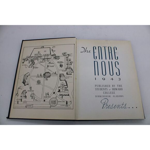 The Entre Nous 1943 Howard College Yearbook Birmingham Alabama - Picture 2 of 8